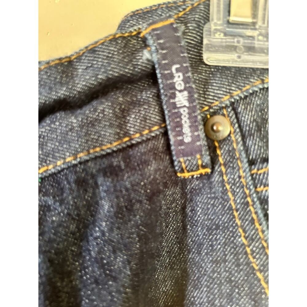 LRG 147% The Original Fit Baggy Jeans Size 42x28 Dark Wash Denim - Picture 5 of 12